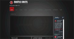 Desktop Screenshot of castlecoltsfc.com